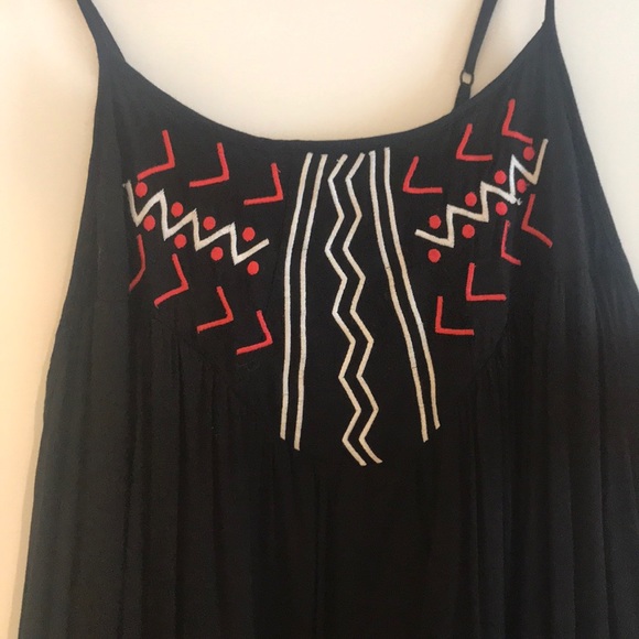 Black B.B. Dakota dress with Aztec print - Picture 2 of 4